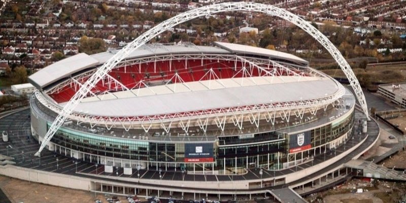 top 5 sân bóng đá lớn nhất thế giới- Sân vận động Wembley